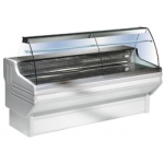 Jinny 2 Metre Curved Glass Serve Over Counter